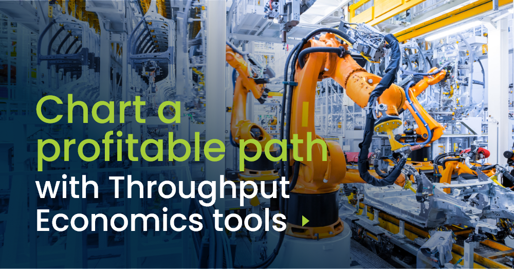 Chart a profitable path through tariffs with Throughput Economics tools.