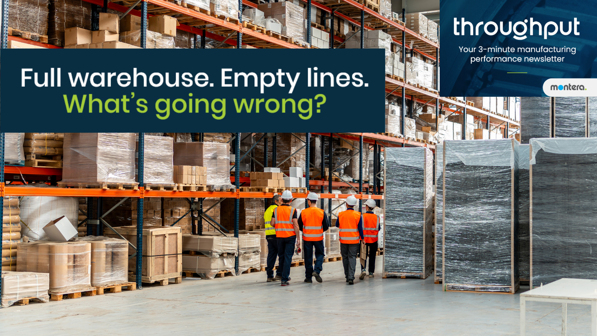 Full warehouse. Empty lines. What's going wrong?